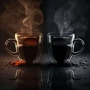 coffe in two cups